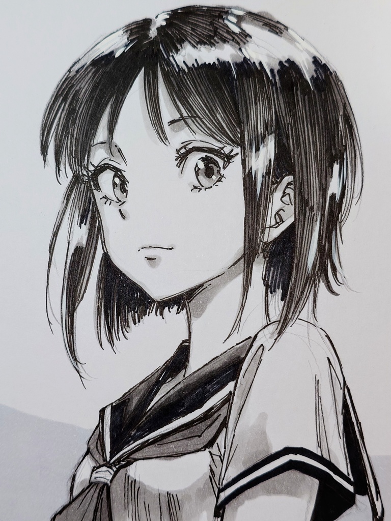 オリジナルイラスト　小色紙