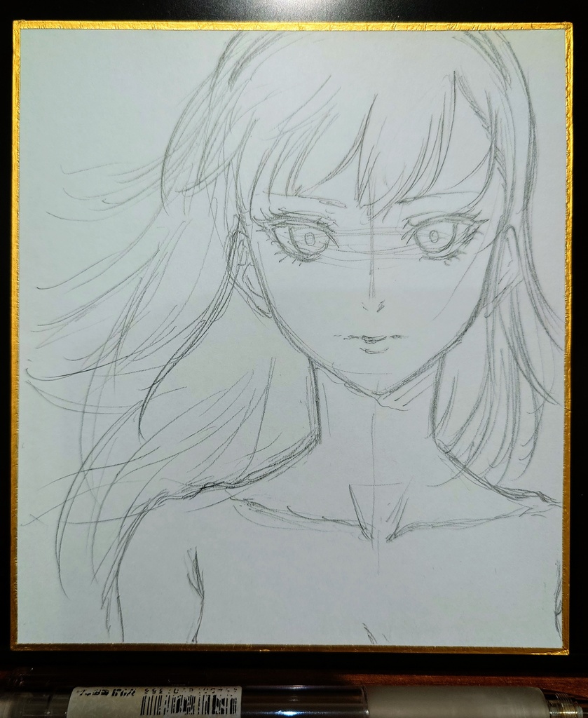 オリジナルイラスト 小色紙