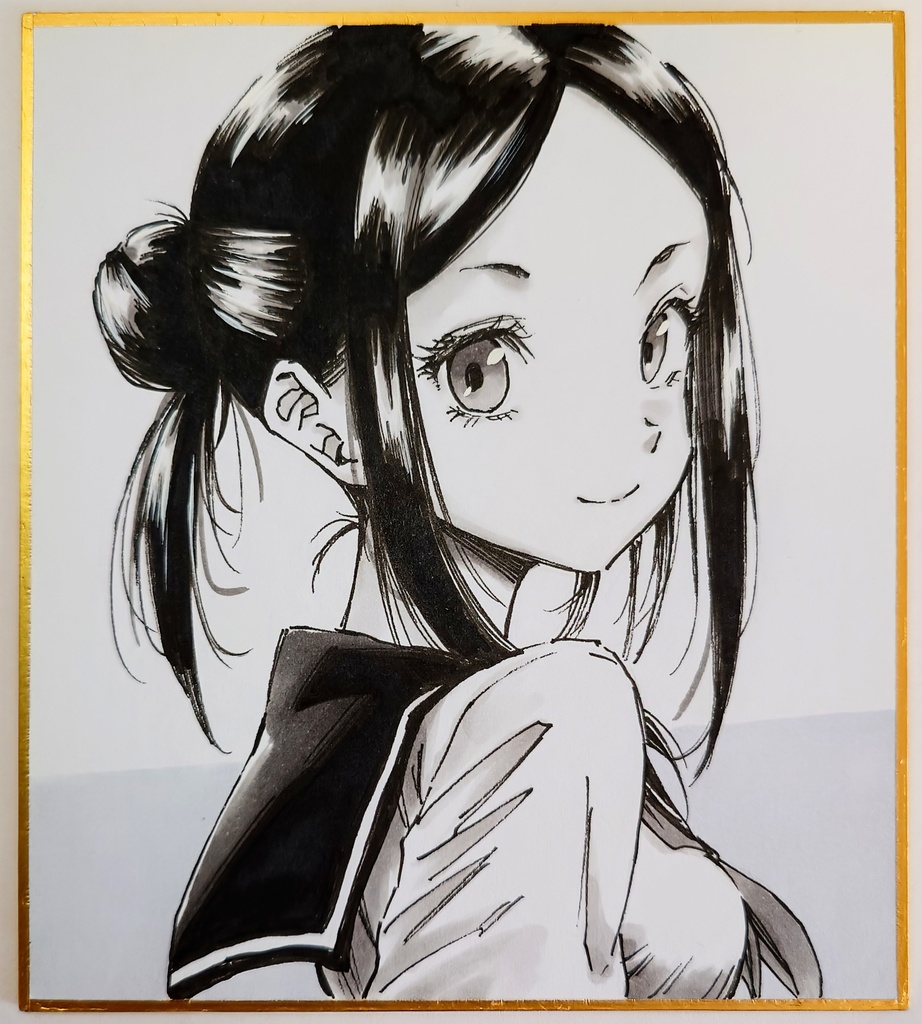 オリジナルイラスト 小色紙