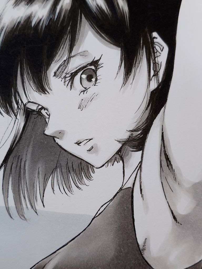 オリジナルイラスト　小色紙