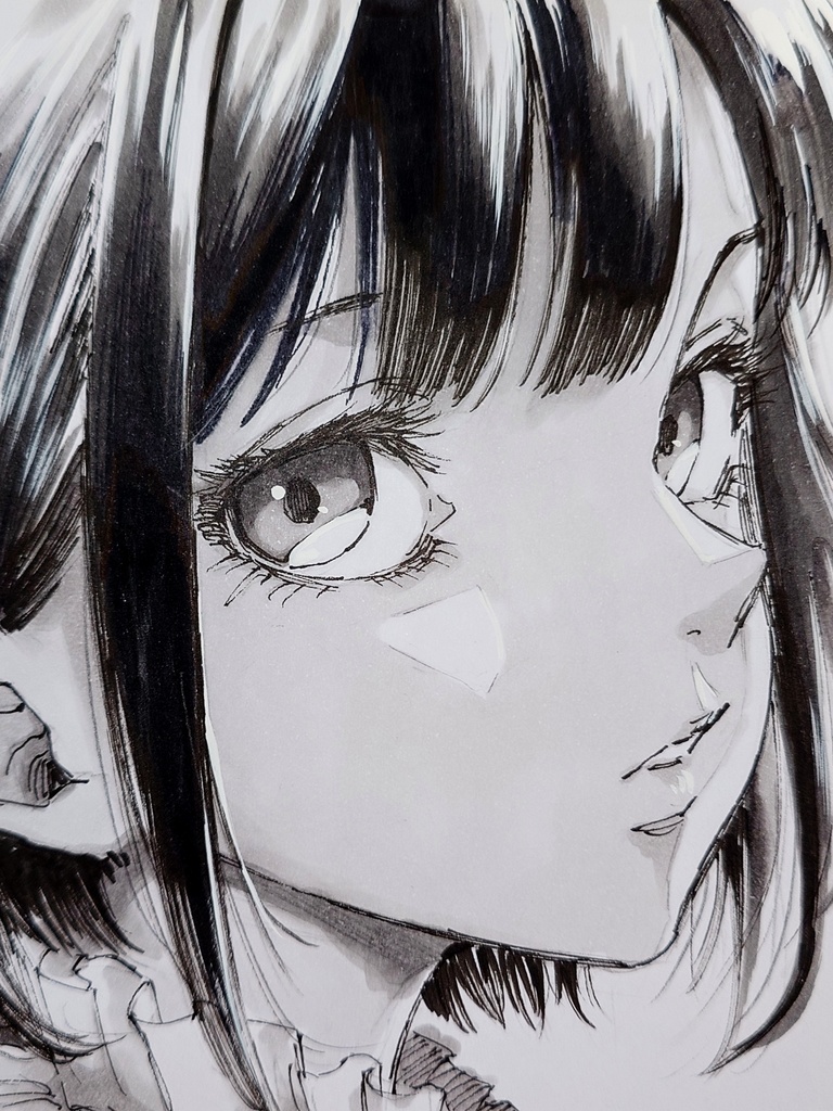 オリジナルイラスト　小色紙