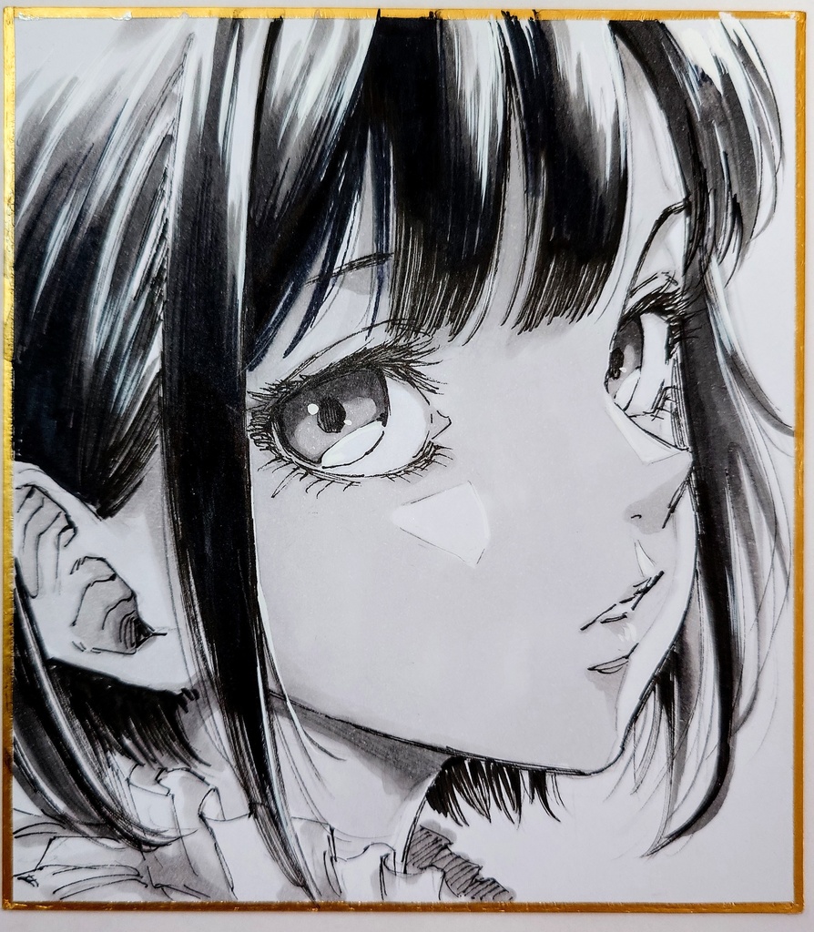 オリジナルイラスト 小色紙