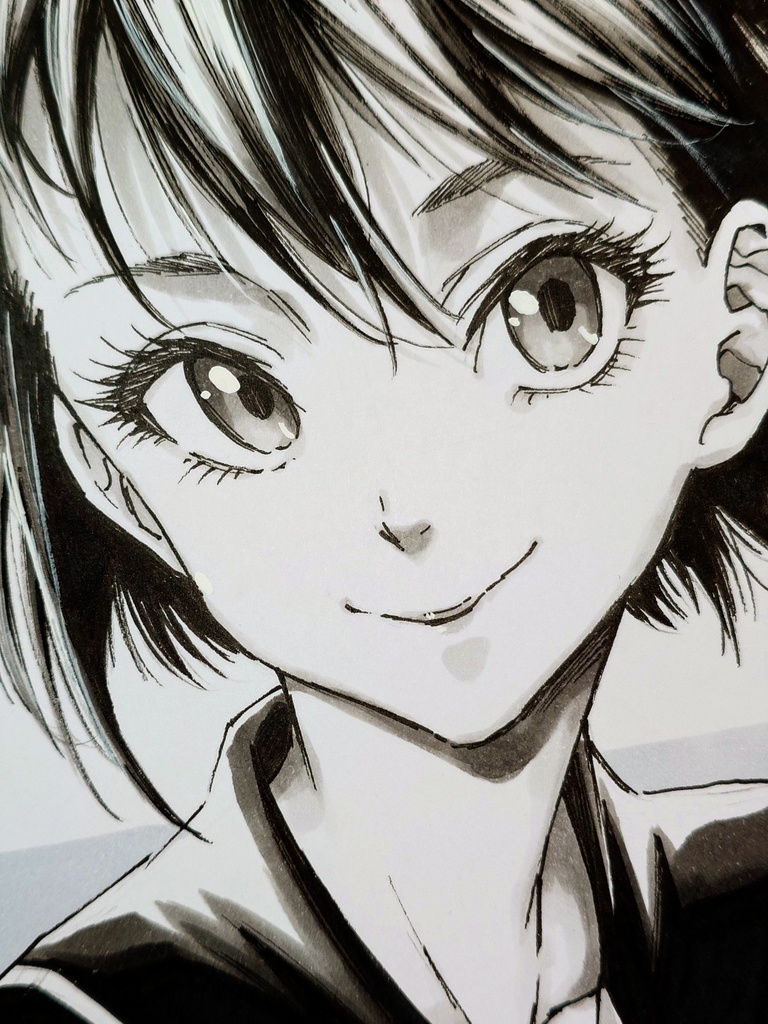 オリジナルイラスト　小色紙