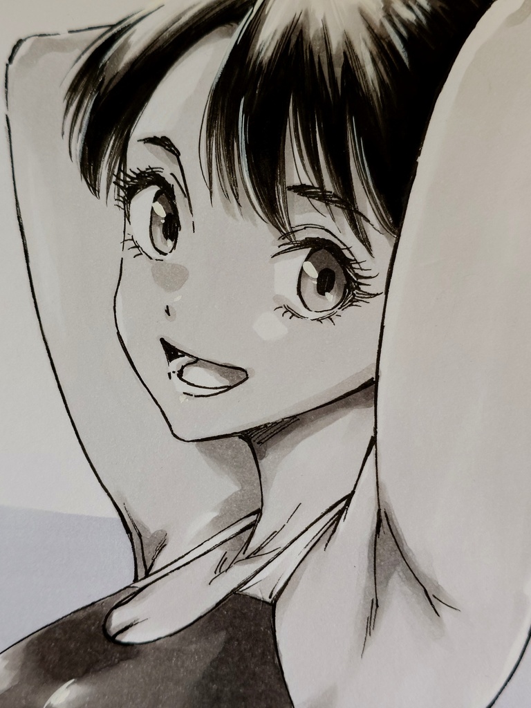 オリジナルイラスト　小色紙