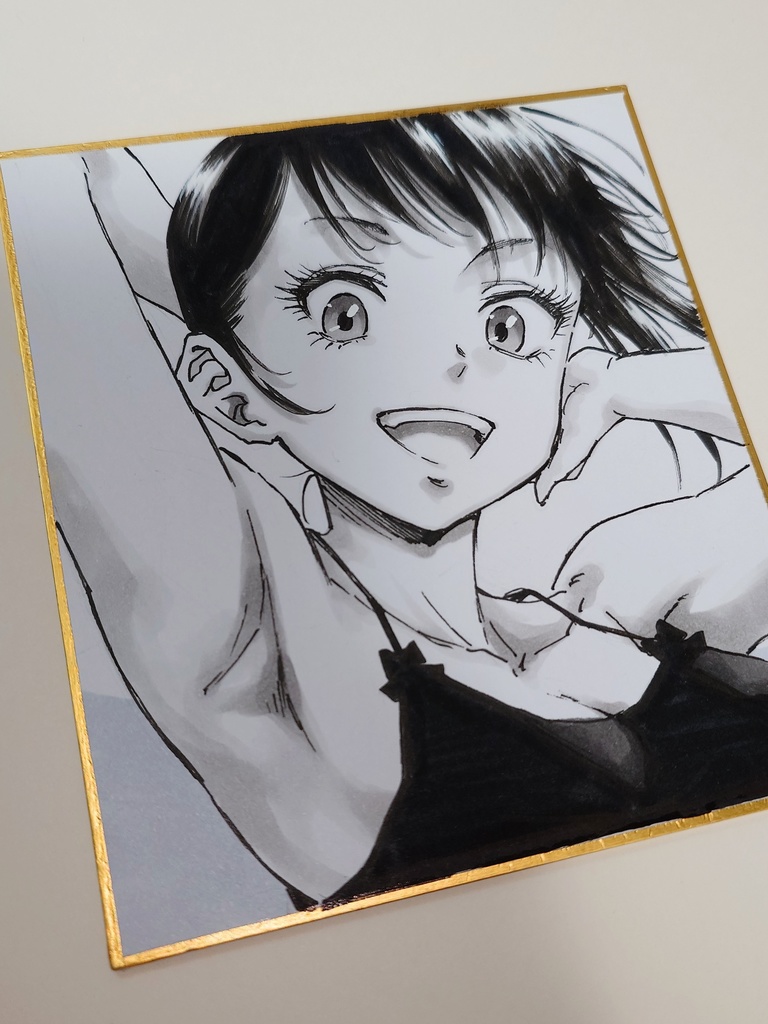 オリジナルイラスト 小色紙