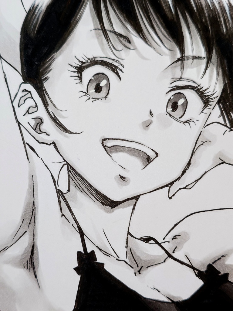 オリジナルイラスト　小色紙