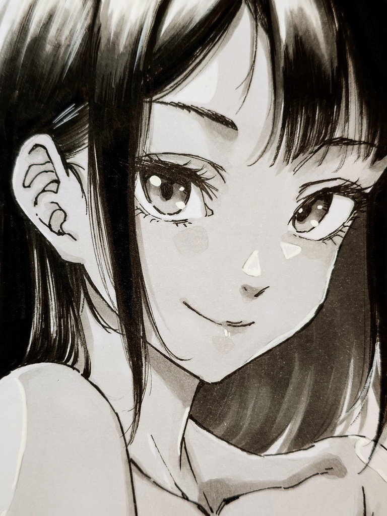 オリジナルイラスト　小色紙