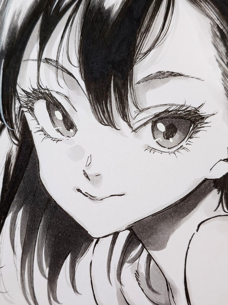 オリジナルイラスト　小色紙