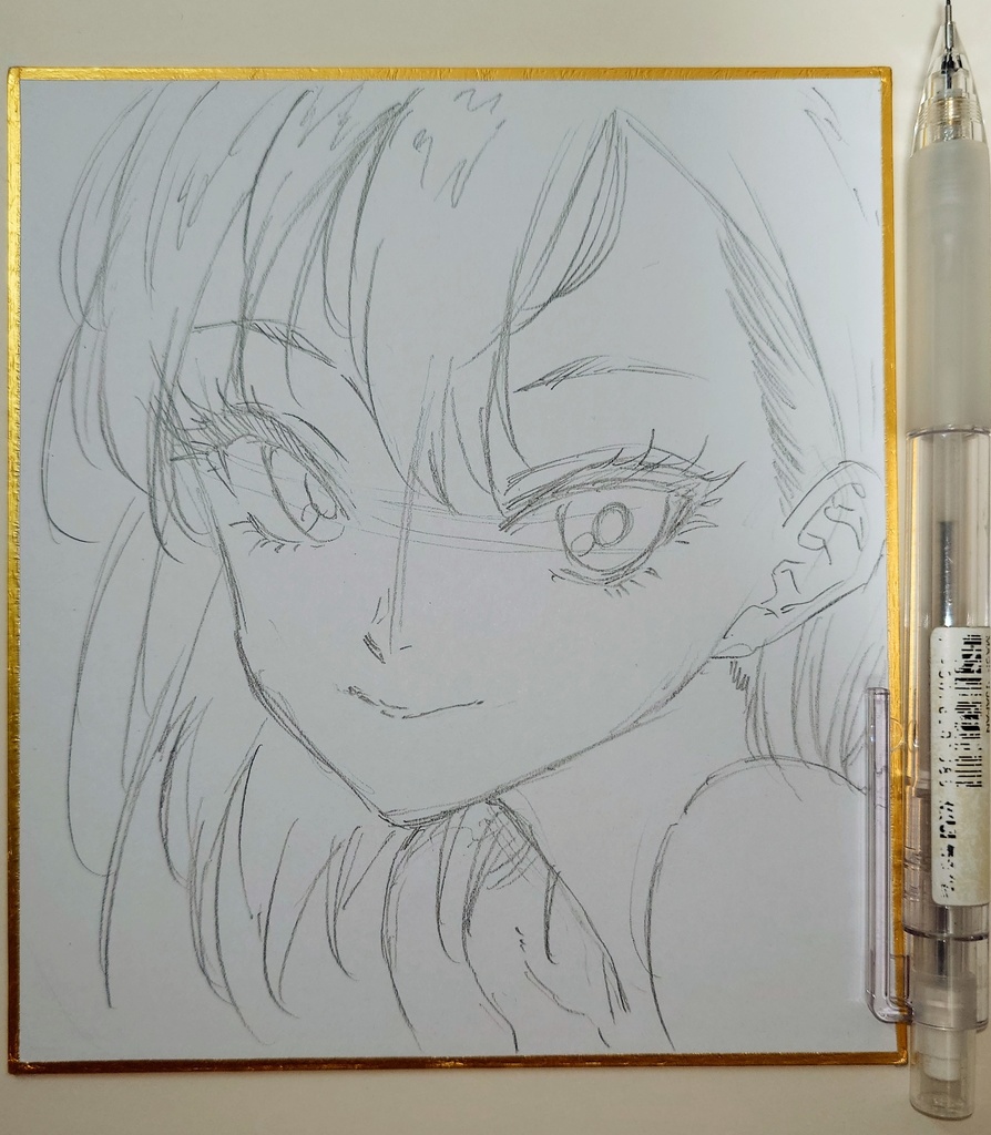 オリジナルイラスト 小色紙