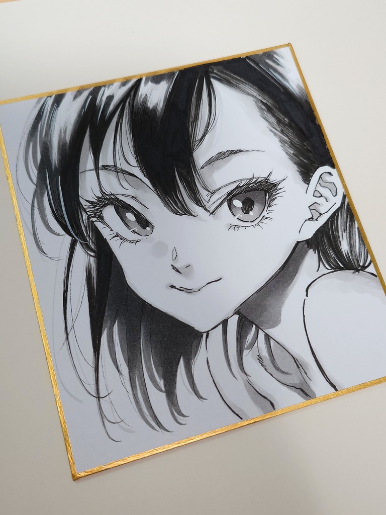 オリジナルイラスト 小色紙