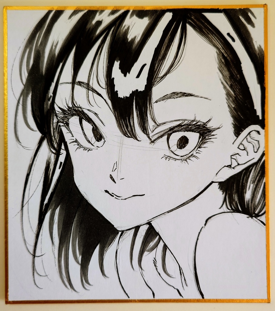 オリジナルイラスト 小色紙