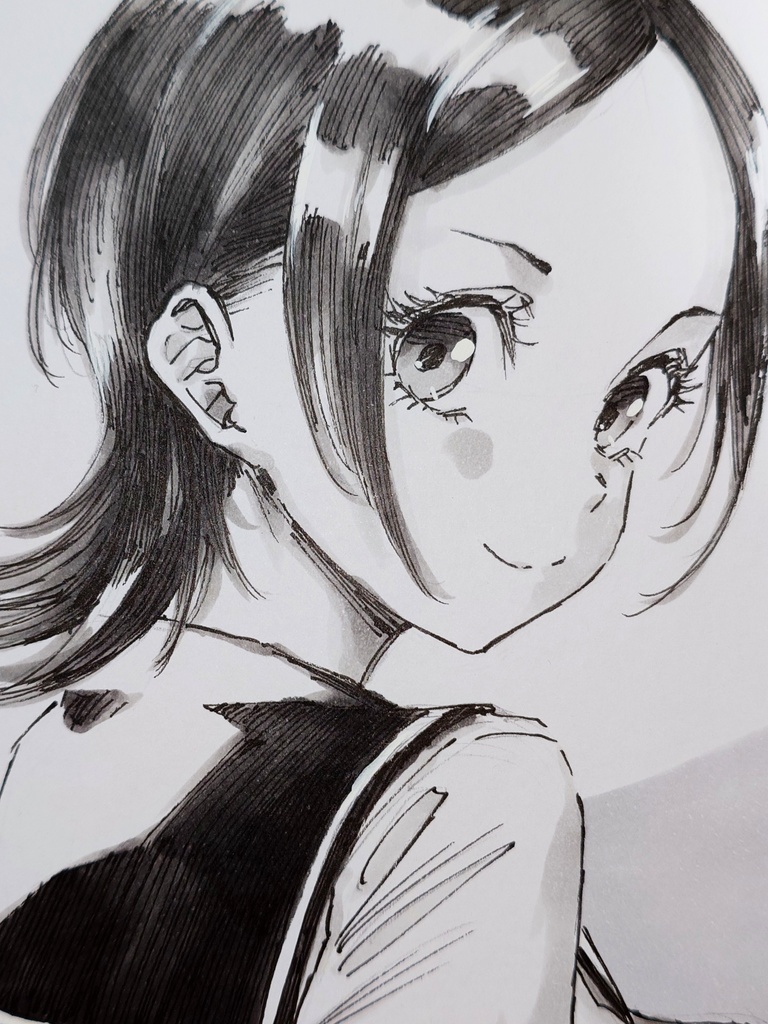 オリジナルイラスト 小色紙