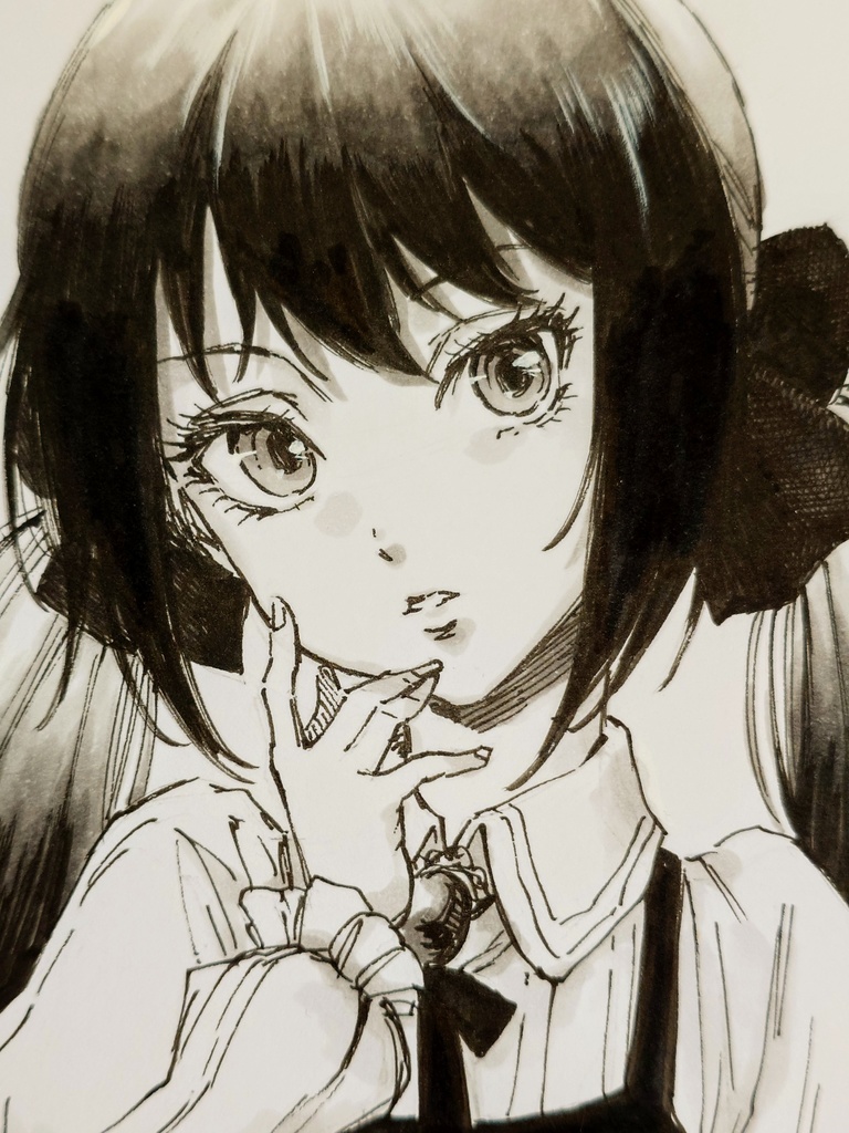 オリジナルイラスト　小色紙