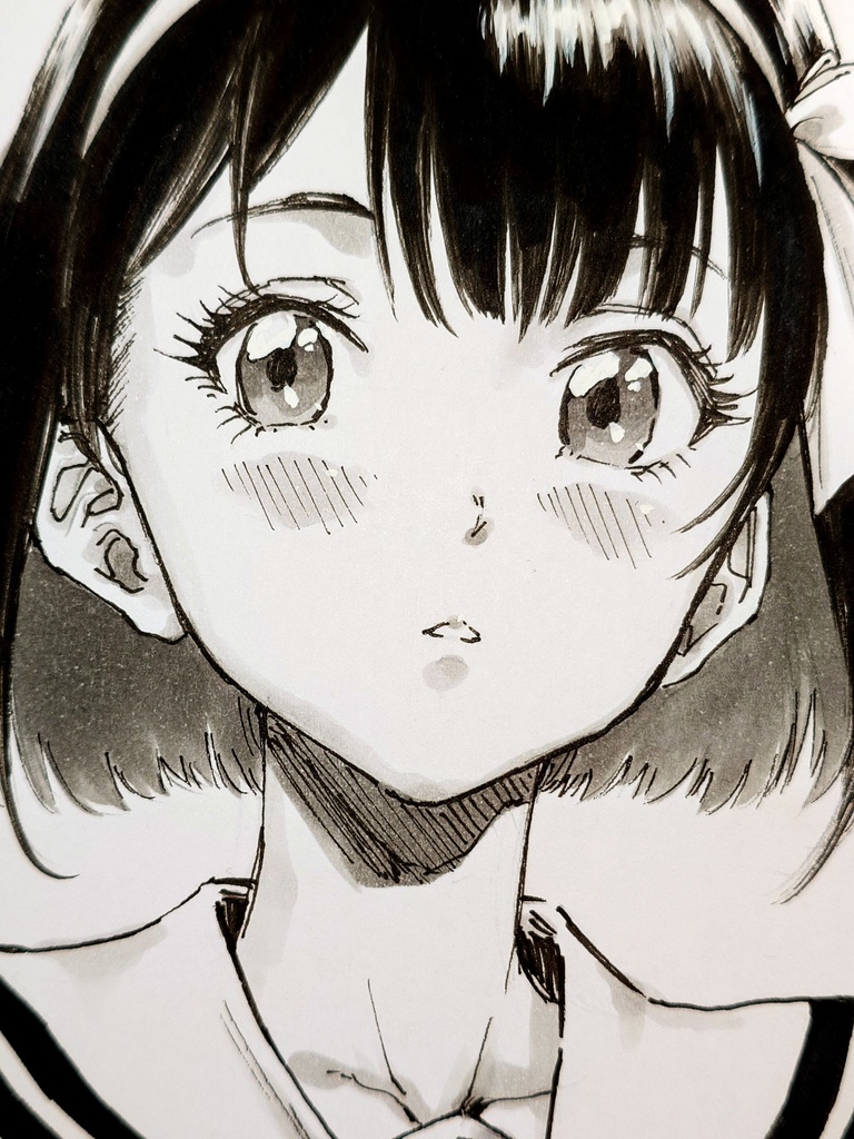 オリジナルイラスト　小色紙