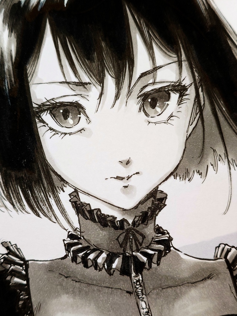 オリジナルイラスト 小色紙