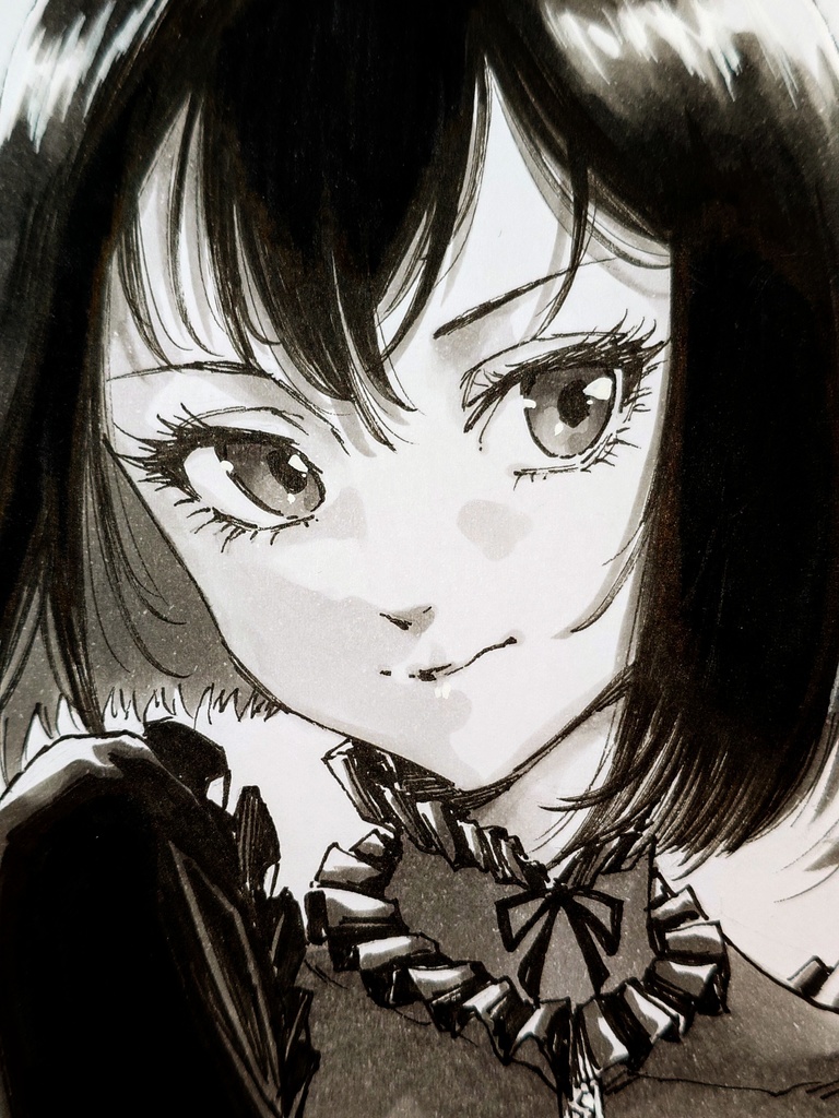 オリジナルイラスト 小色紙
