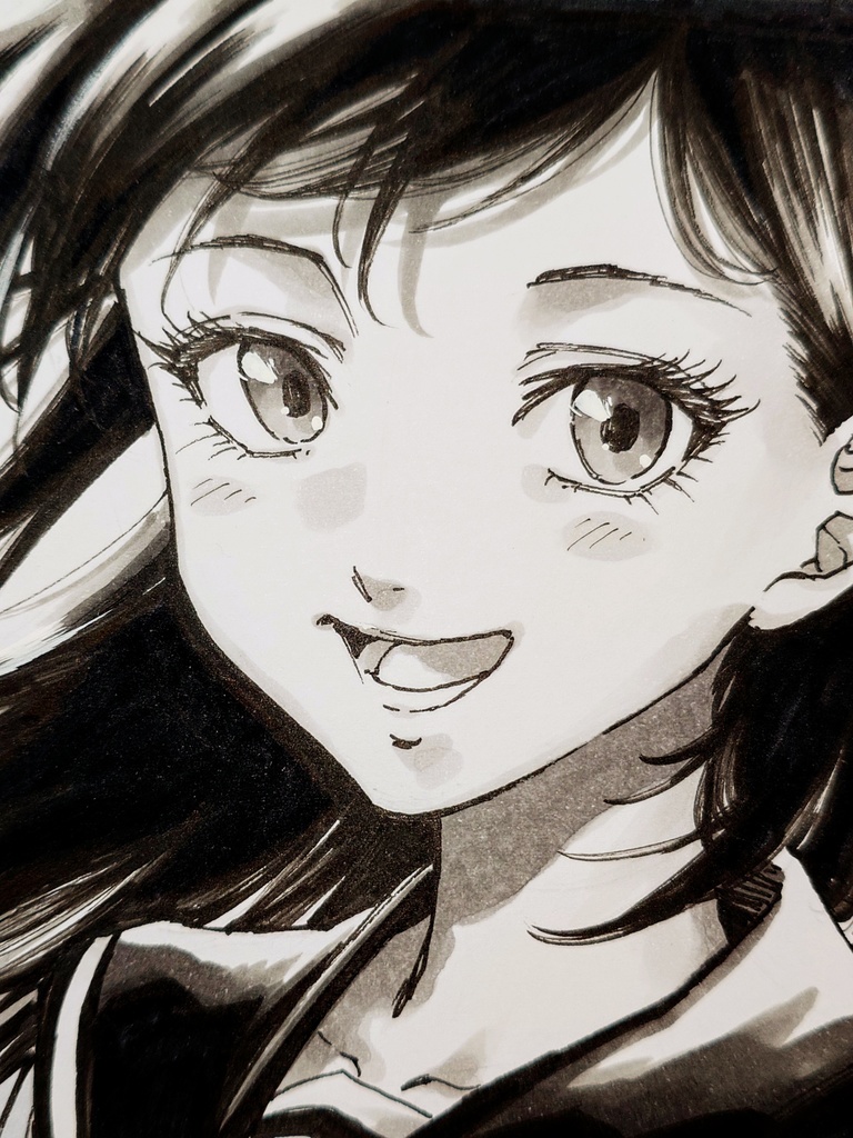 オリジナルイラスト　小色紙