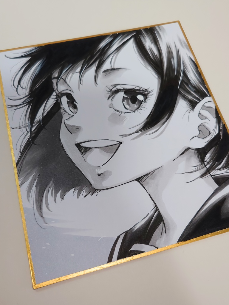 オリジナルイラスト 小色紙