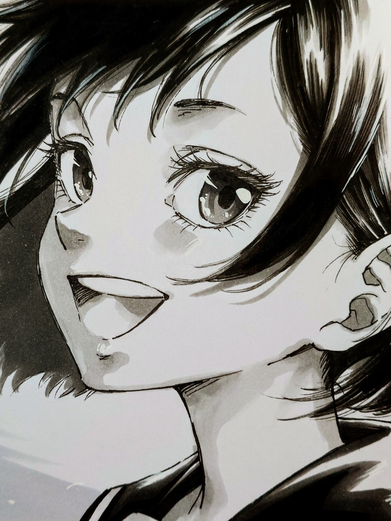 オリジナルイラスト　小色紙