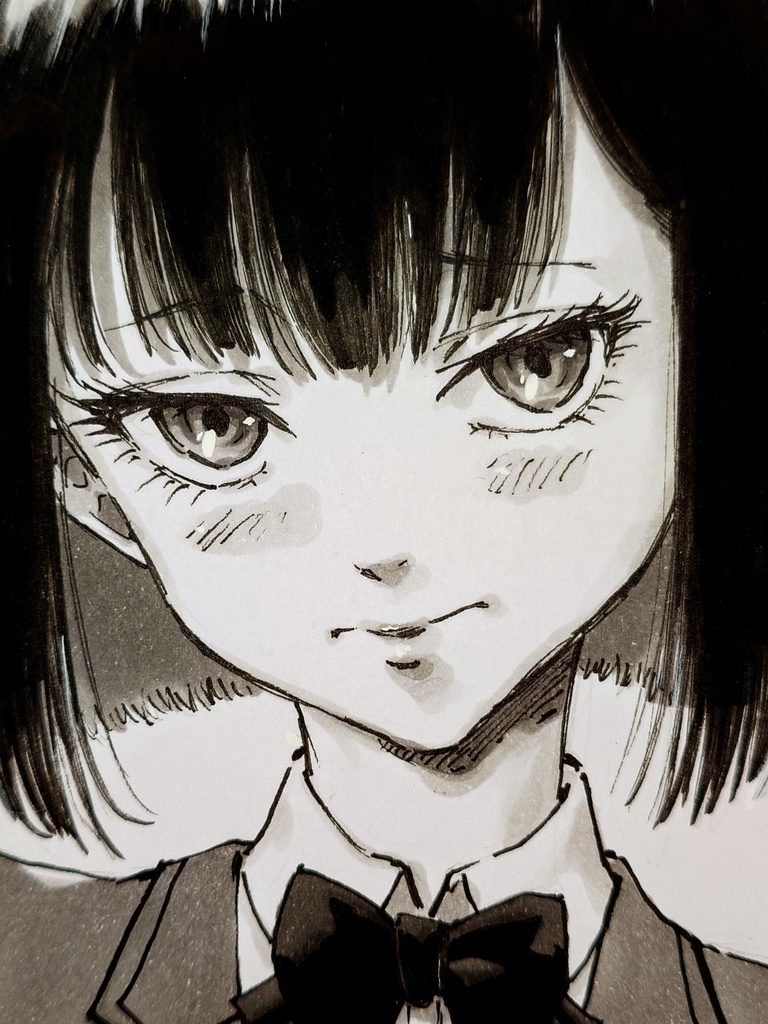 オリジナルイラスト　小色紙