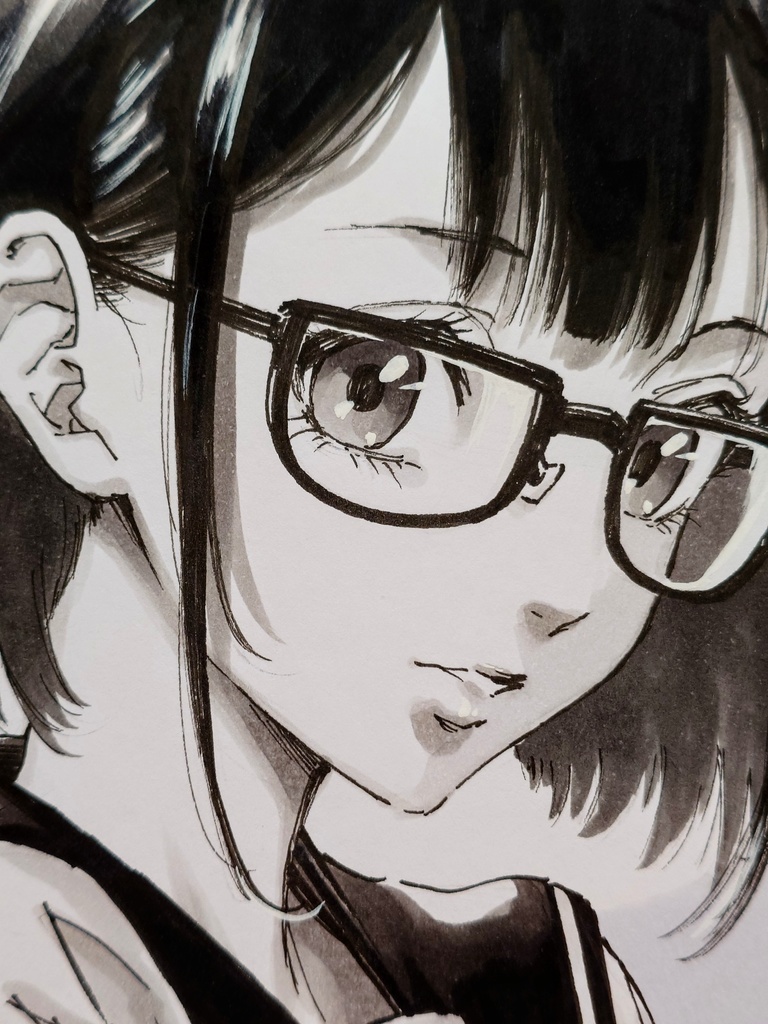 オリジナルイラスト 小色紙