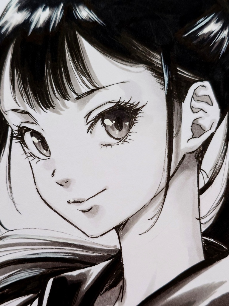 オリジナルイラスト　小色紙