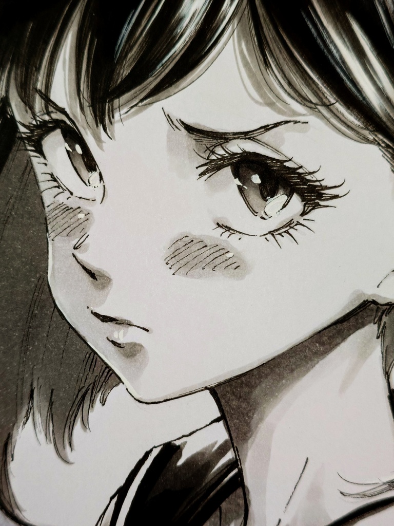 オリジナルイラスト 小色紙