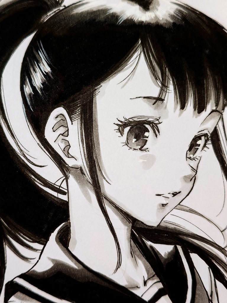 オリジナルイラスト　小色紙