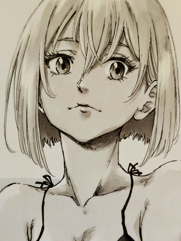 オリジナルイラスト　小色紙
