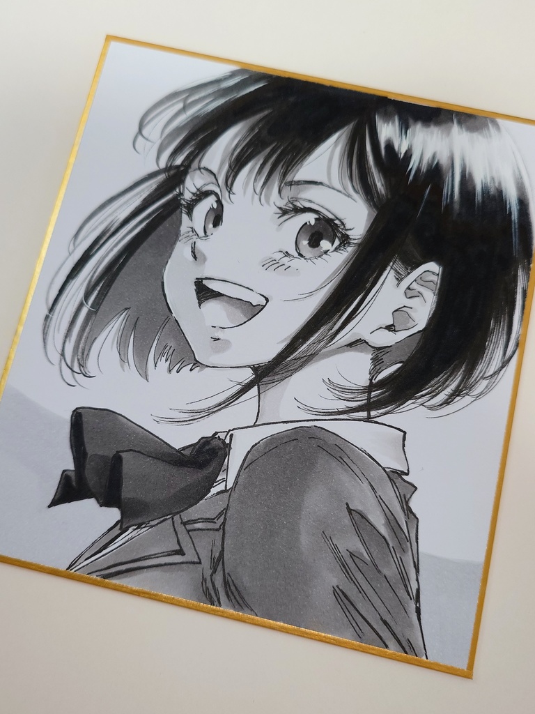 オリジナルイラスト 小色紙