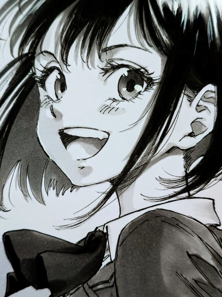 オリジナルイラスト 小色紙