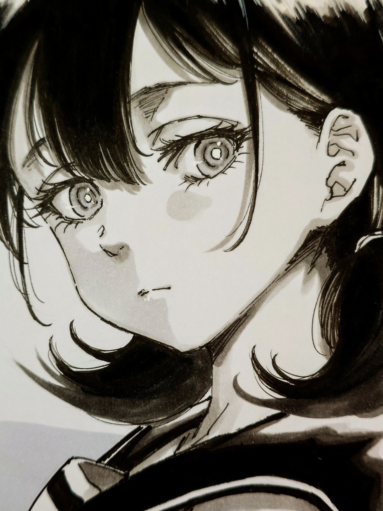 オリジナルイラスト 小色紙