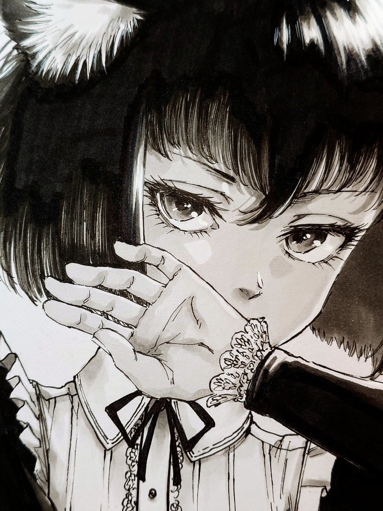 オリジナルイラスト 中色紙