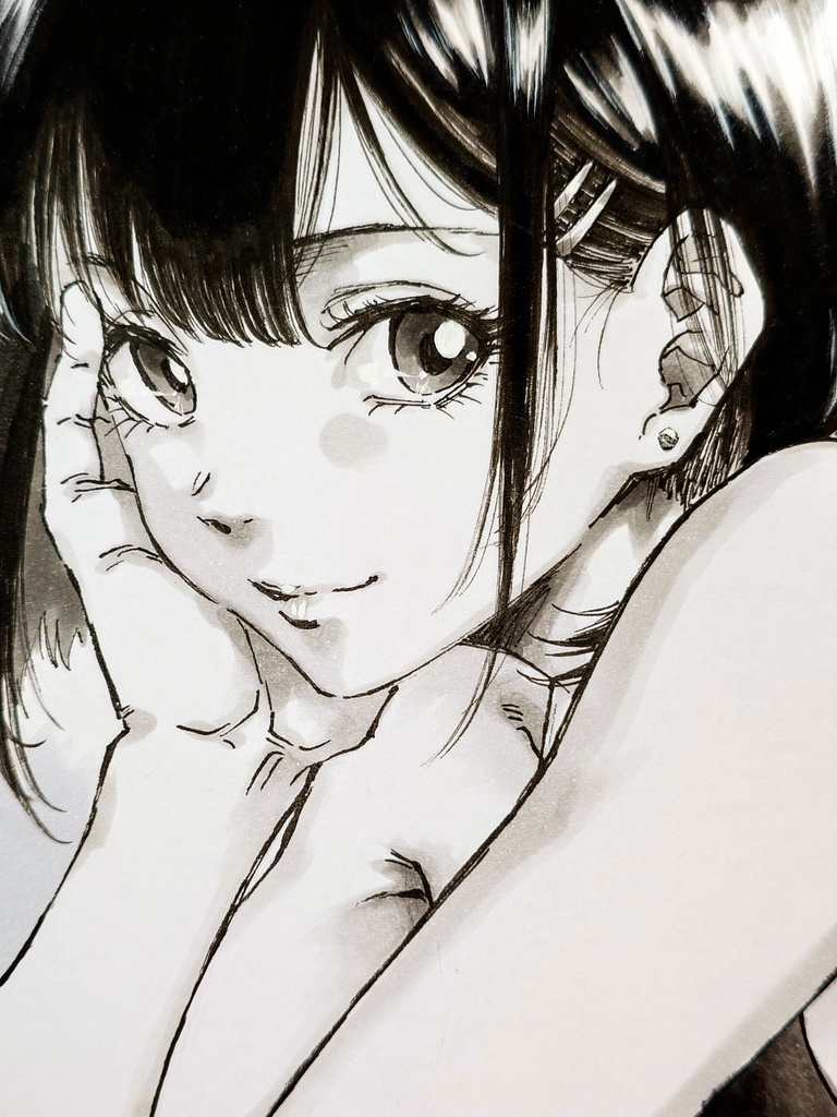 オリジナルイラスト　小色紙