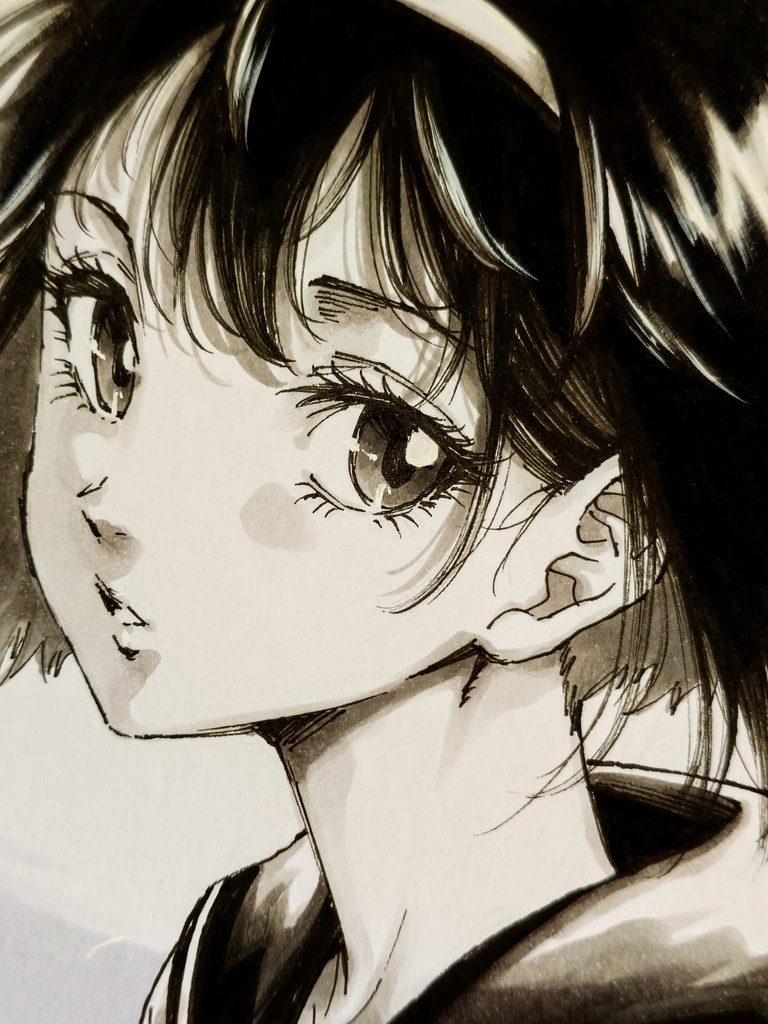 オリジナルイラスト　小色紙