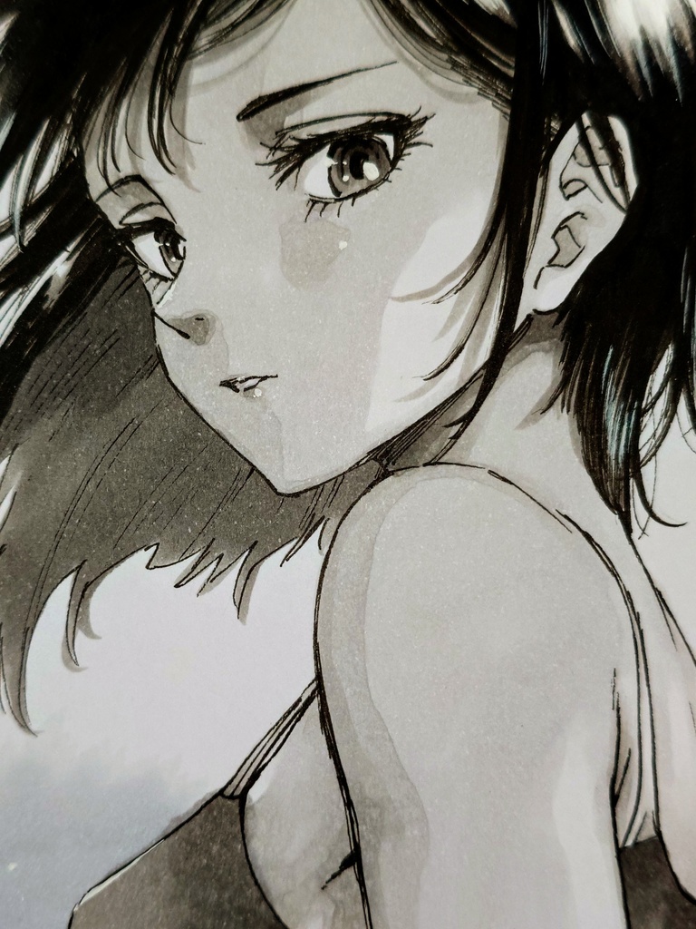 オリジナルイラスト　小色紙