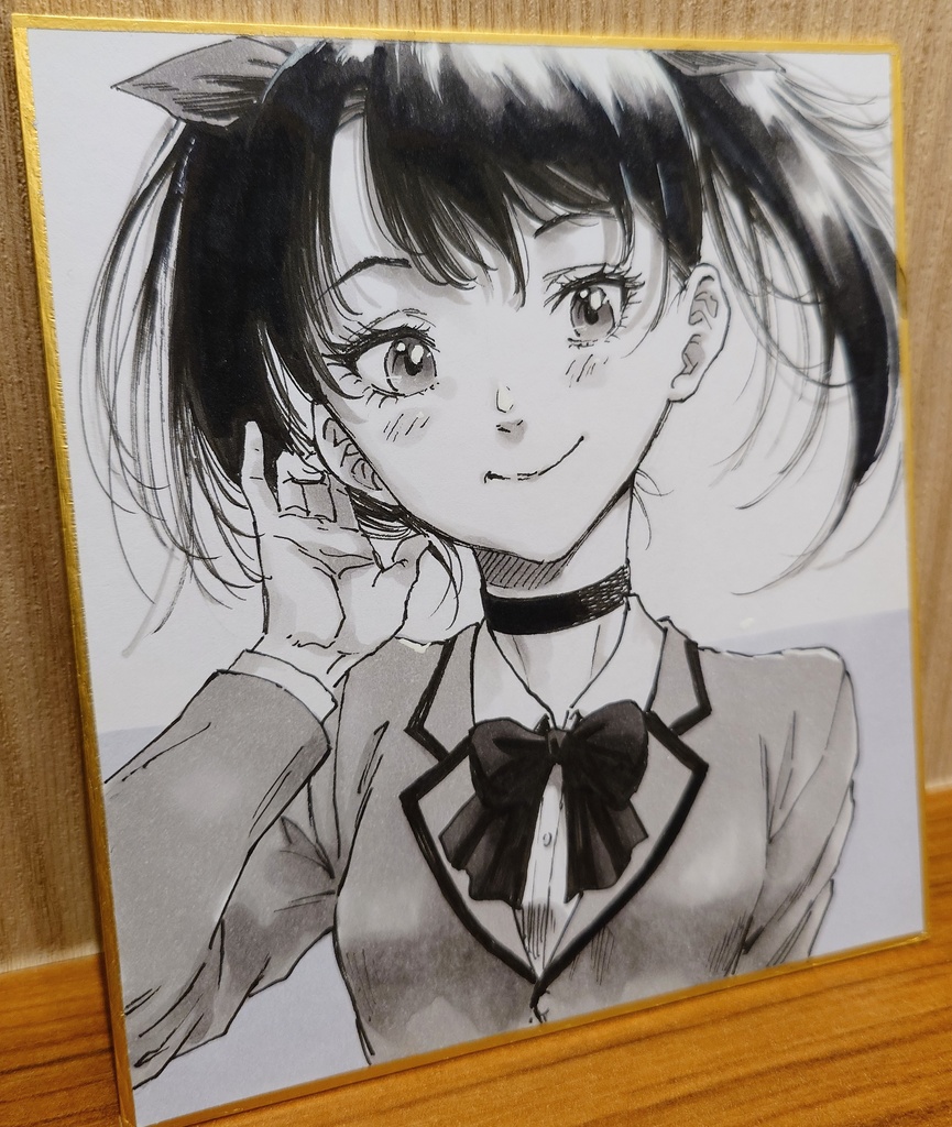 オリジナルイラスト 小色紙