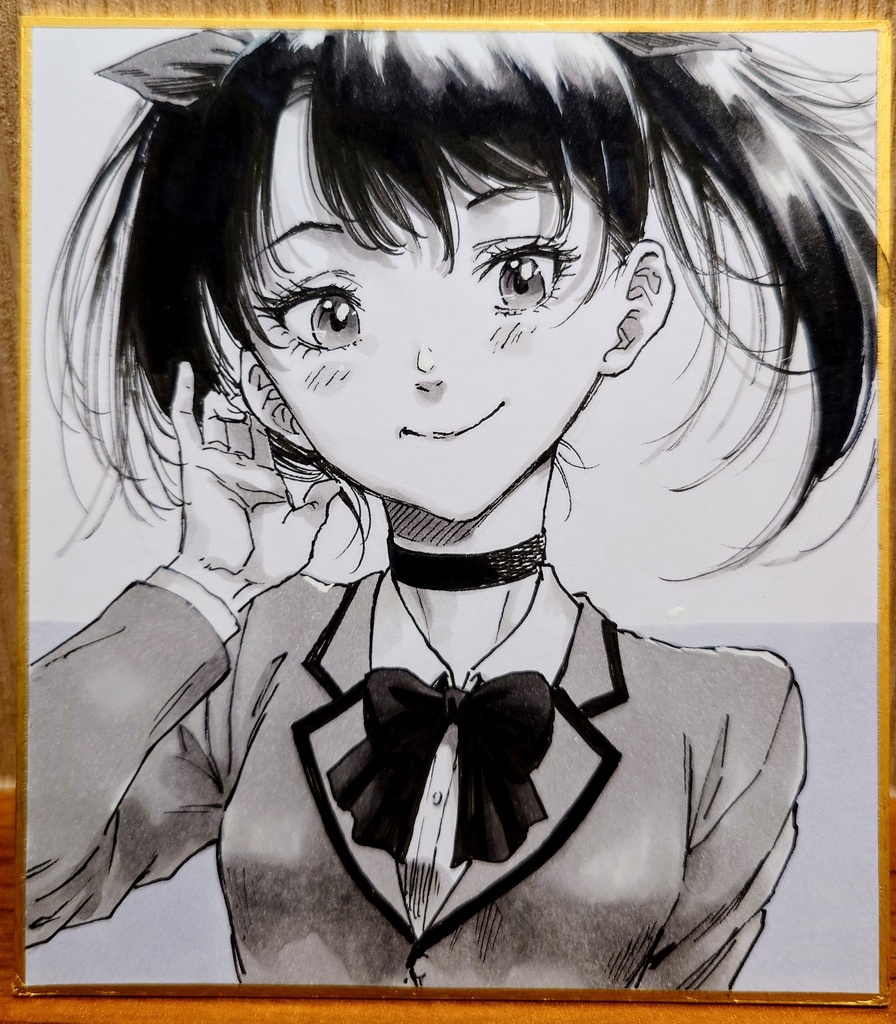 オリジナルイラスト 小色紙