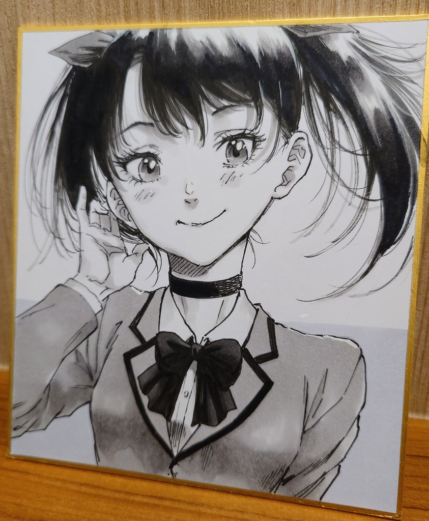 オリジナルイラスト 小色紙