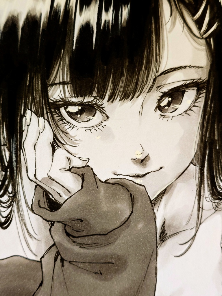 オリジナルイラスト　小色紙