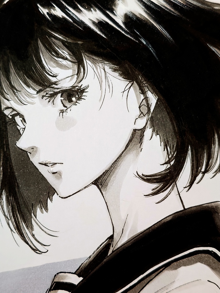 オリジナルイラスト 小色紙