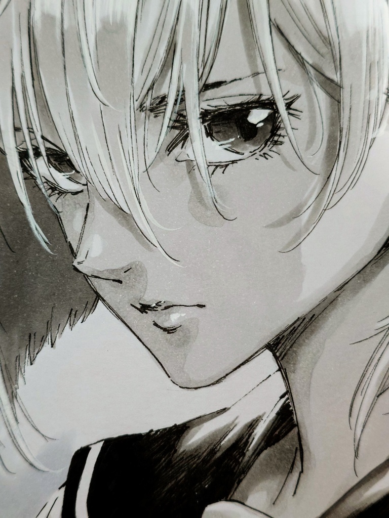 オリジナルイラスト 小色紙