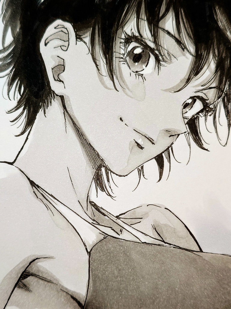 オリジナルイラスト 小色紙