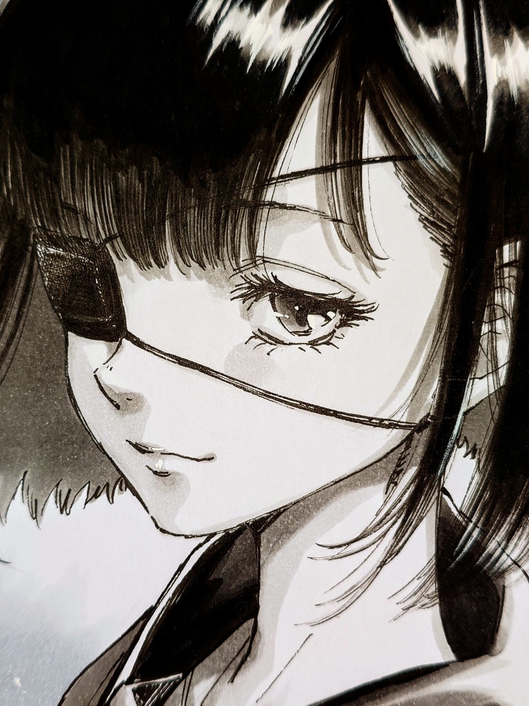 オリジナルイラスト 小色紙
