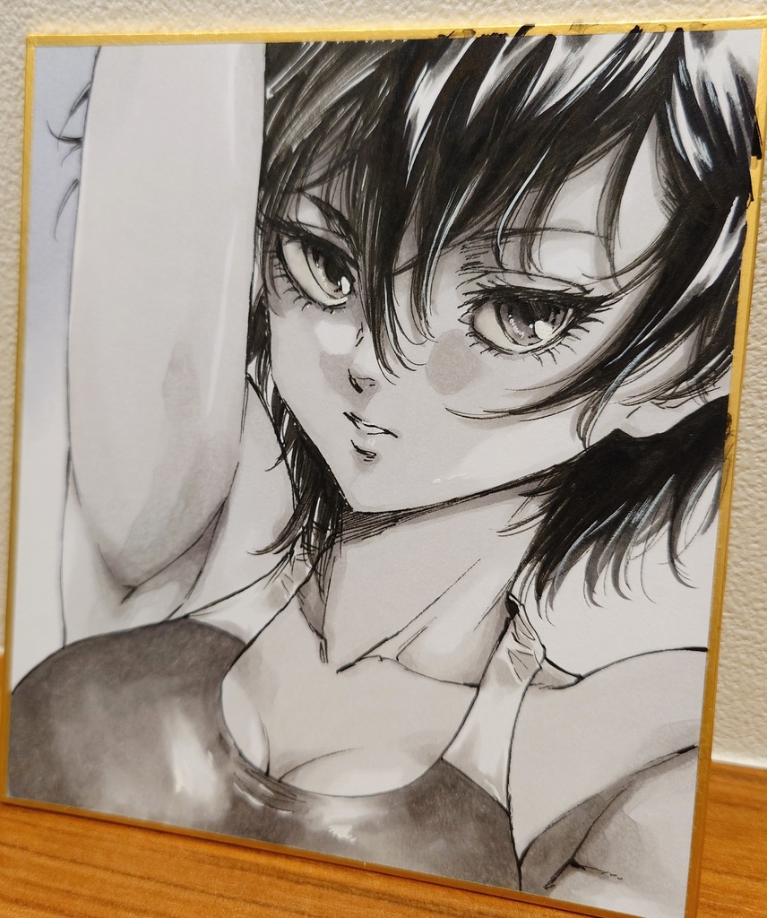 オリジナルイラスト 小色紙