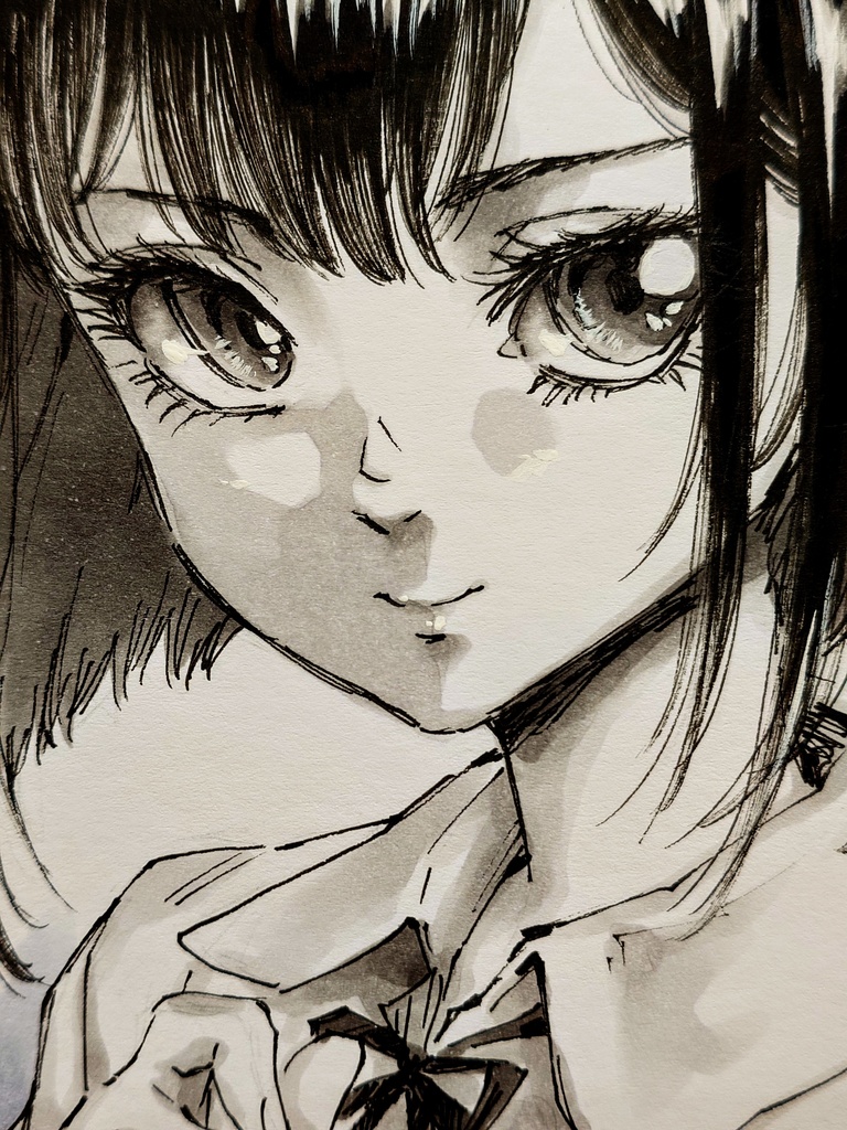 オリジナルイラスト 小色紙