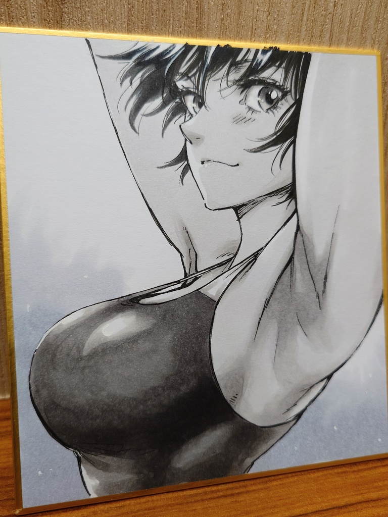 オリジナルイラスト 小色紙