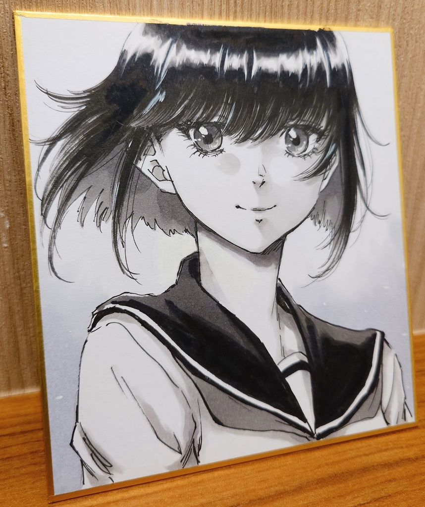 オリジナルイラスト 小色紙