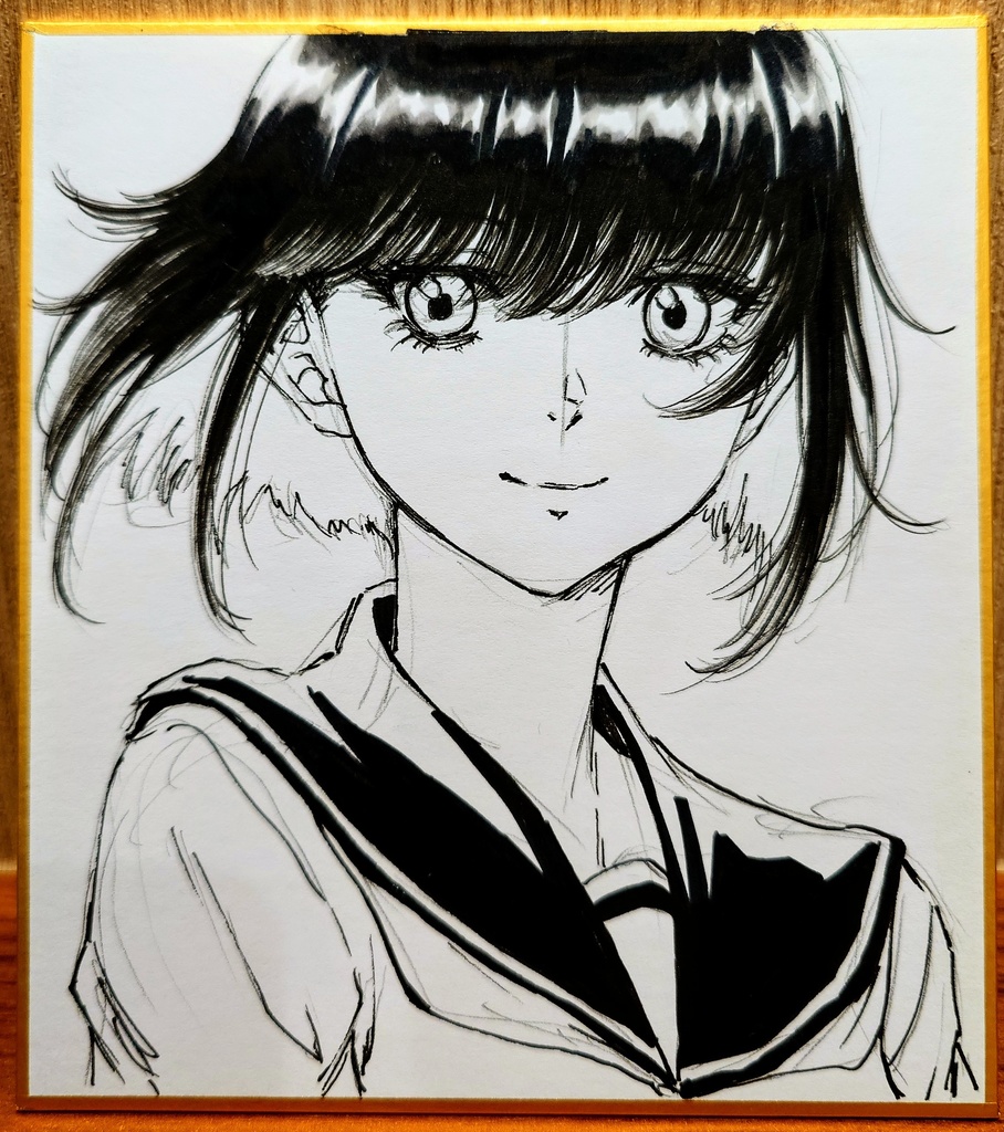 オリジナルイラスト 小色紙