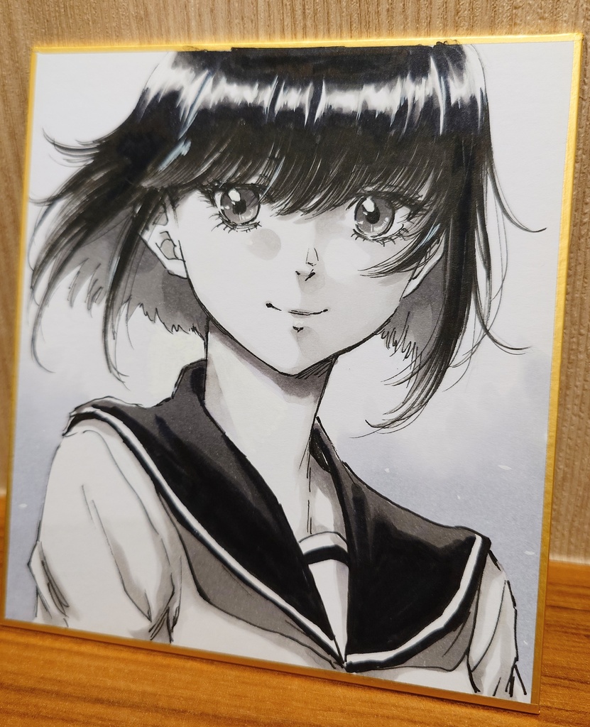 オリジナルイラスト 小色紙